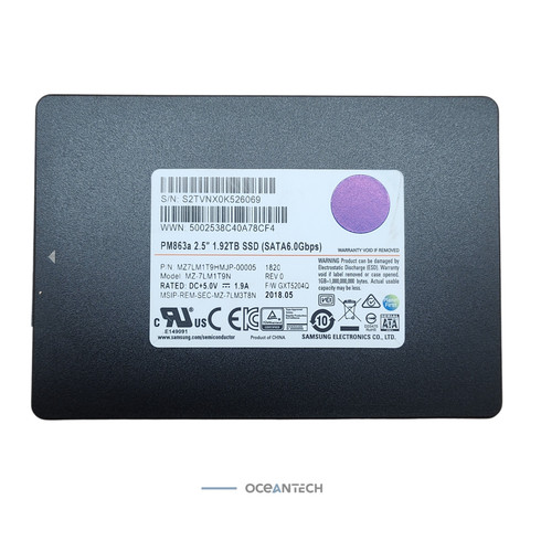 Samsung pm863a 92tb - samsung, 2.5