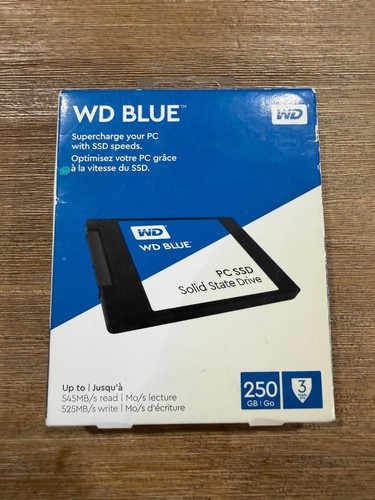 Blue 250gb internal sata - wd,